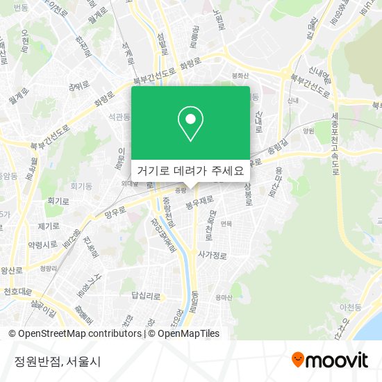 정원반점 지도