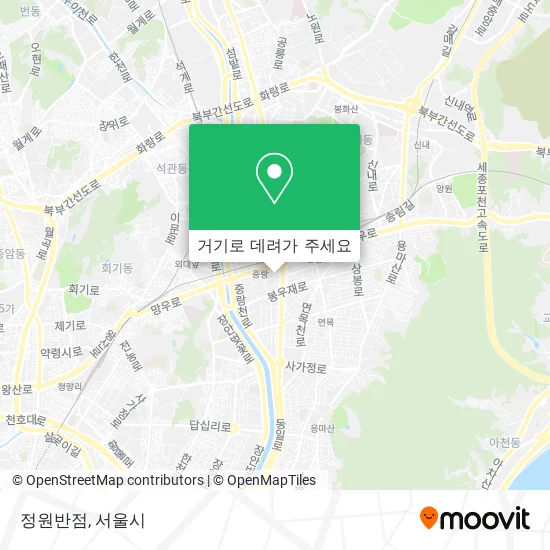 정원반점 지도