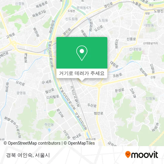 경북 여인숙 지도