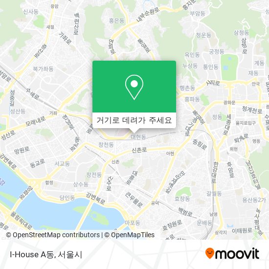 I-House A동 지도