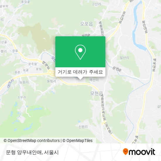 문형 양우내안애 지도