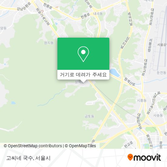 고씨네 국수 지도