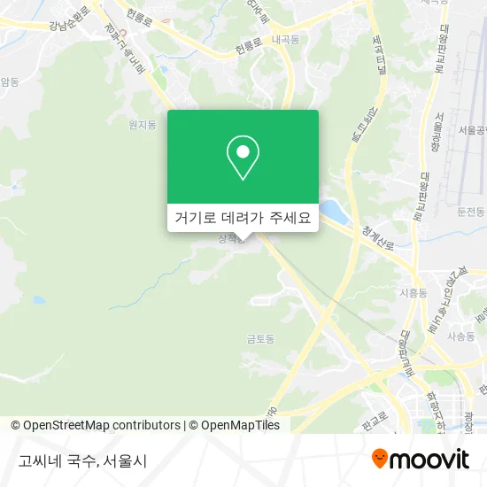 고씨네 국수 지도