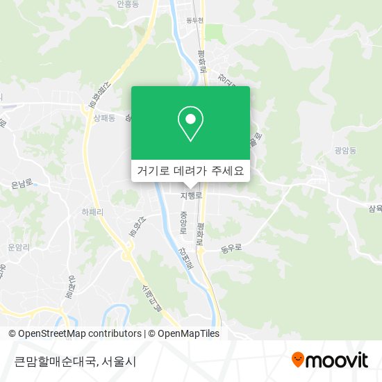 큰맘할매순대국 지도