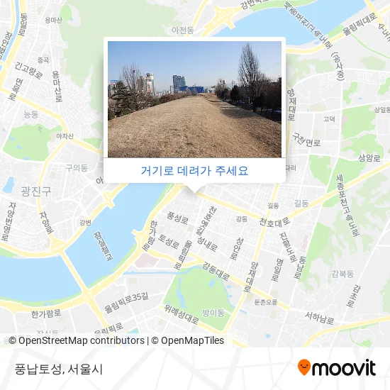 풍납토성 지도