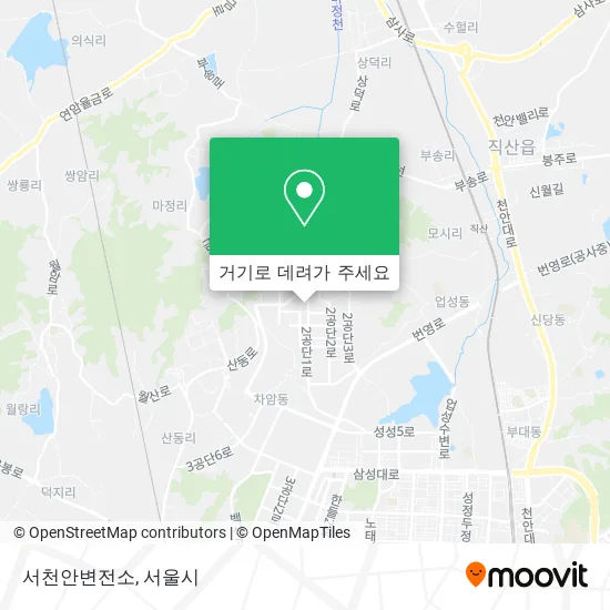 서천안변전소 지도