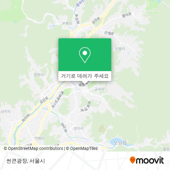 썬큰광장 지도