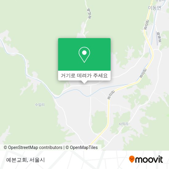 예본교회 지도