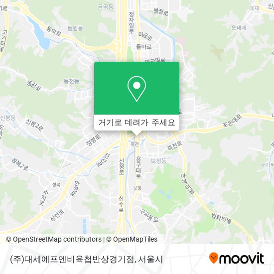 (주)대세에프엔비육첩반상경기점 지도