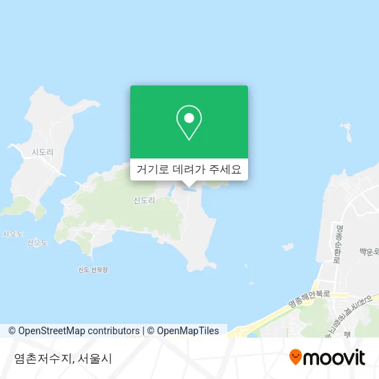 염촌저수지 지도