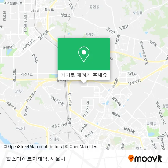 힐스테이트지제역 지도