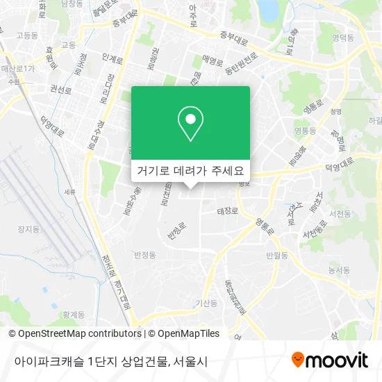 아이파크캐슬 1단지 상업건물 지도