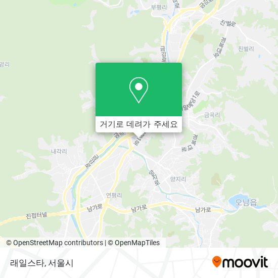 래일스타 지도