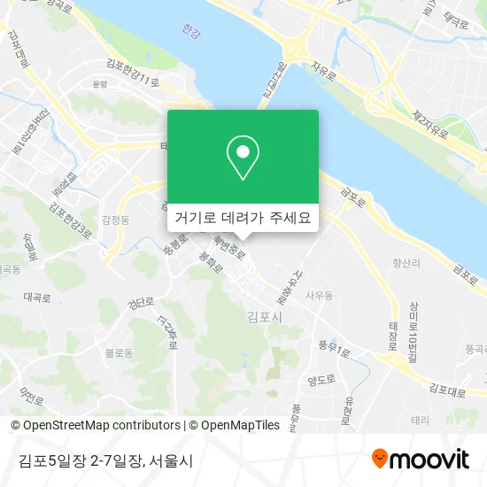 김포5일장                 2-7일장 지도