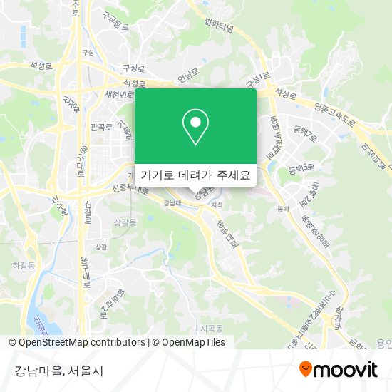 강남마을 지도