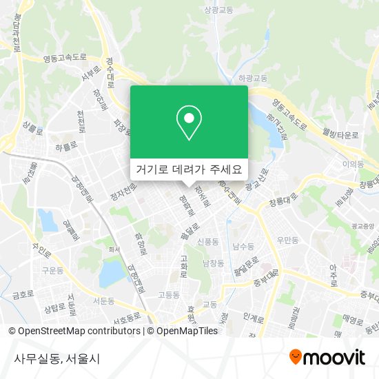 사무실동 지도