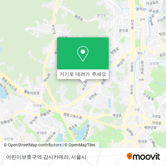 어린이보호구역 감시카메라 지도