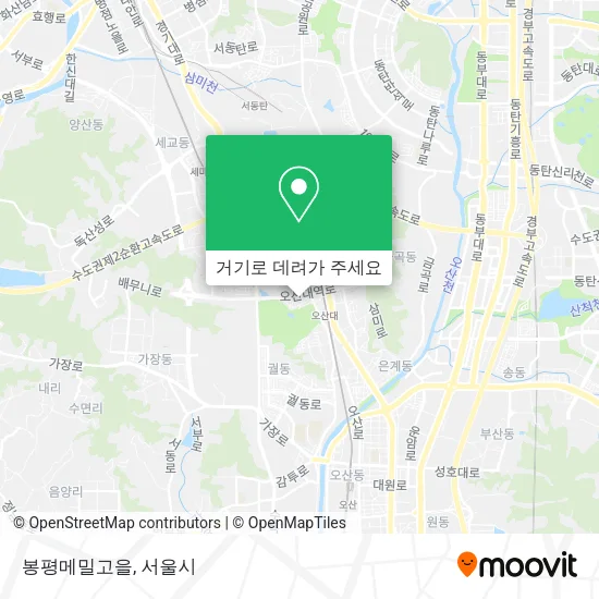 봉평메밀고을 지도