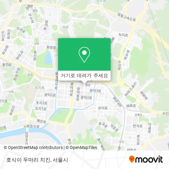 호식이 두마리 치킨 지도