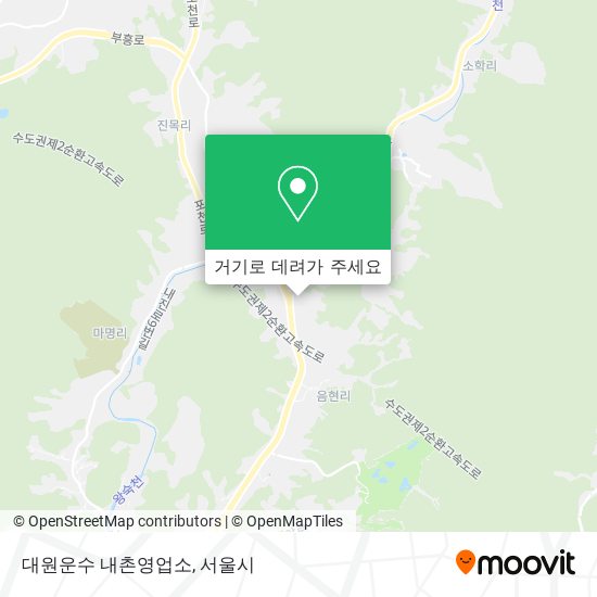 대원운수 내촌영업소 지도