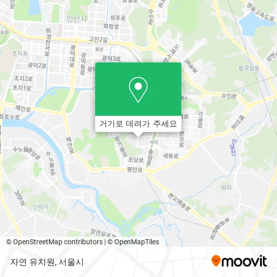 자연 유치원 지도