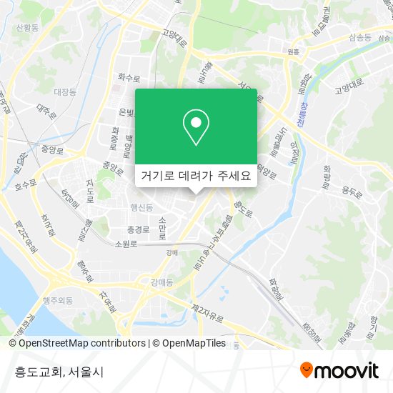 흥도교회 지도