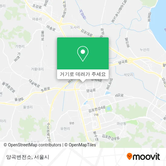 양곡변전소 지도