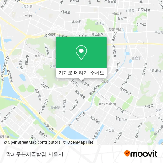 막퍼주는시골밥집 지도