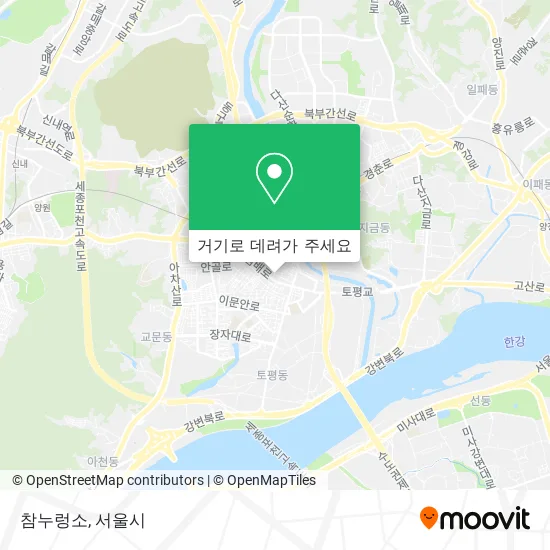참누렁소 지도