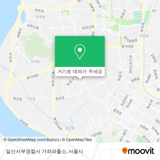 일산서부경찰서 가좌파출소 지도