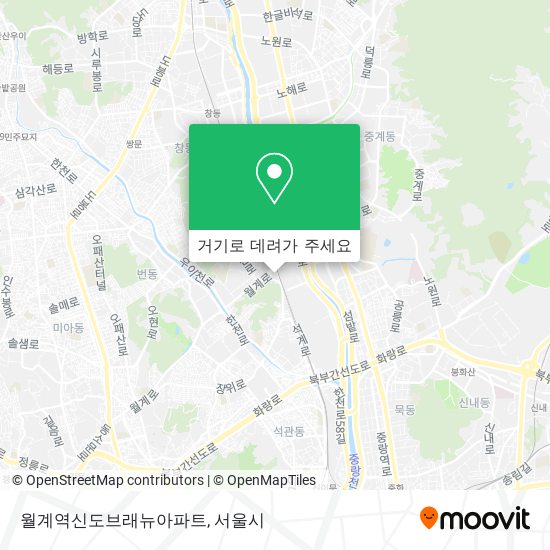 월계역신도브래뉴아파트 지도