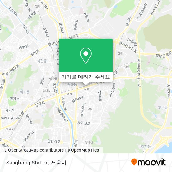 Sangbong Station 지도
