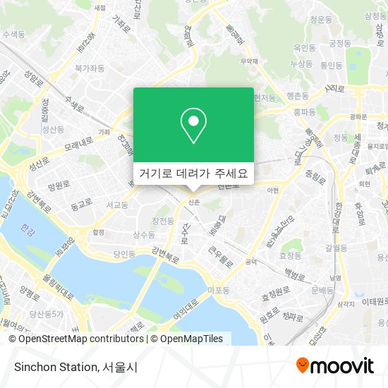 Sinchon Station 지도
