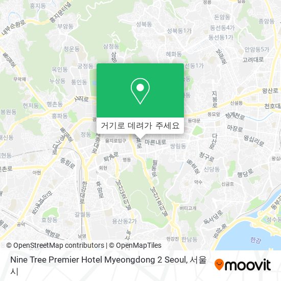 Nine Tree Premier Hotel Myeongdong 2 Seoul 지도
