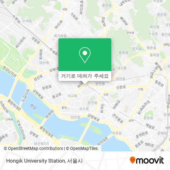 Hongik University Station 지도