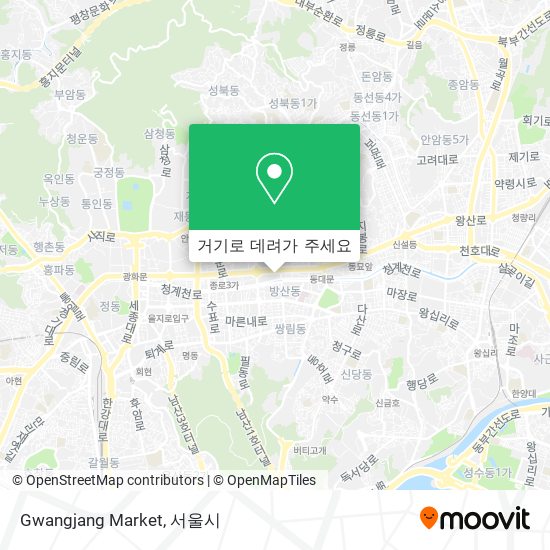 Gwangjang Market 지도