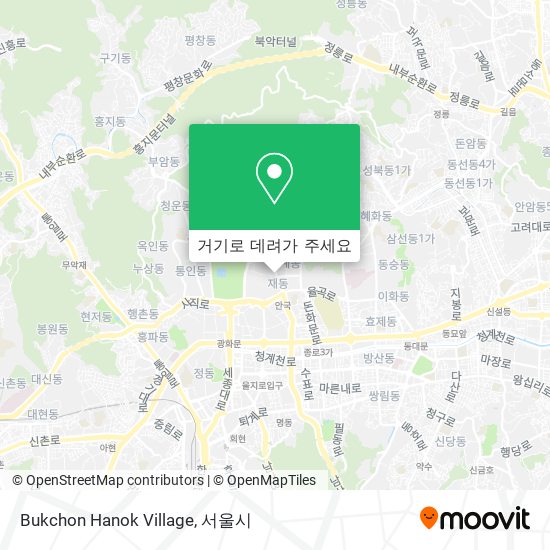 Bukchon Hanok Village 지도