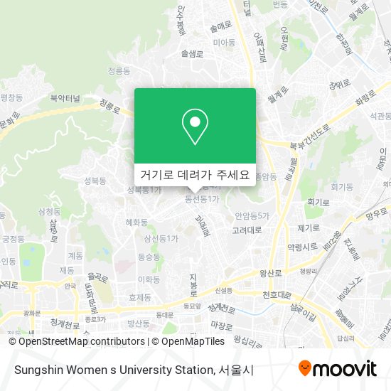 Sungshin Women s University Station 지도