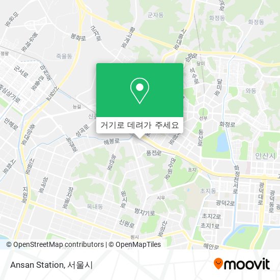 Ansan Station 지도