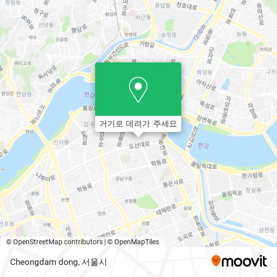 Cheongdam dong 지도