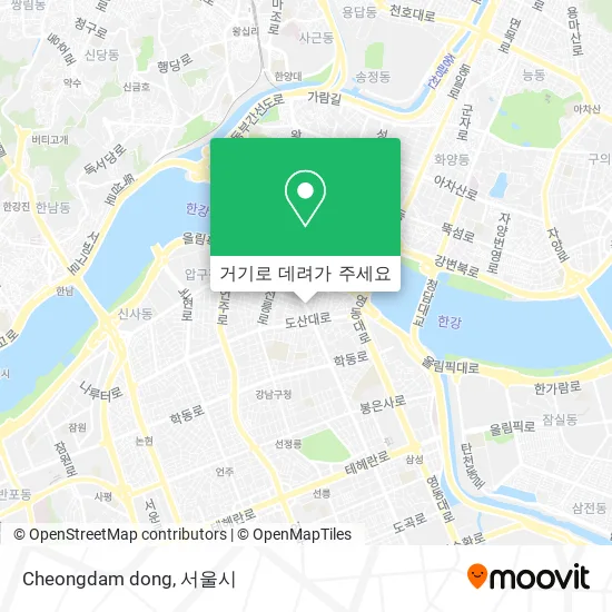Cheongdam dong 지도