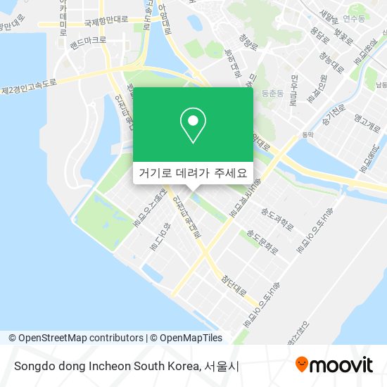 Songdo dong Incheon South Korea 지도