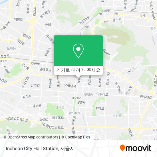 Incheon City Hall Station 지도