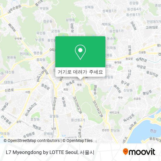 L7 Myeongdong by LOTTE Seoul 지도