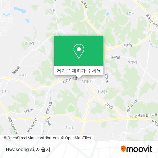 Hwaseong si 지도