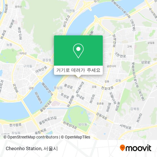 Cheonho Station 지도