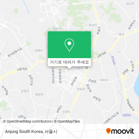 Anjung South Korea 지도