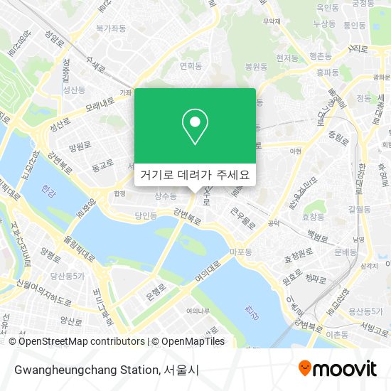 Gwangheungchang Station 지도