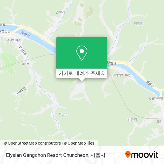 Elysian Gangchon Resort Chuncheon 지도