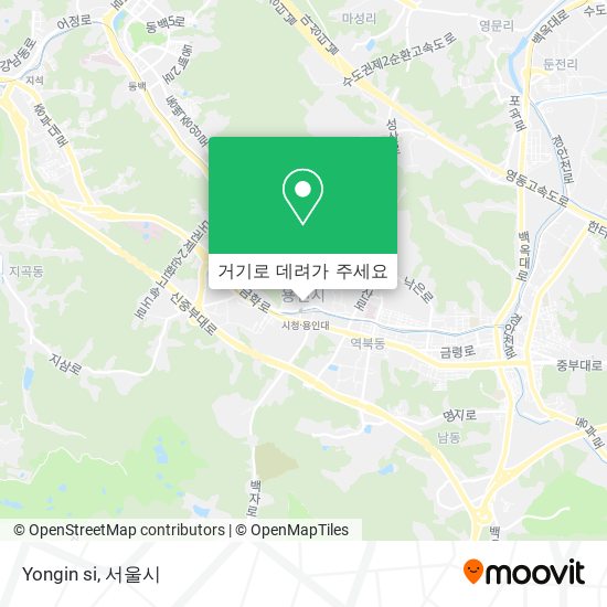 Yongin si 지도